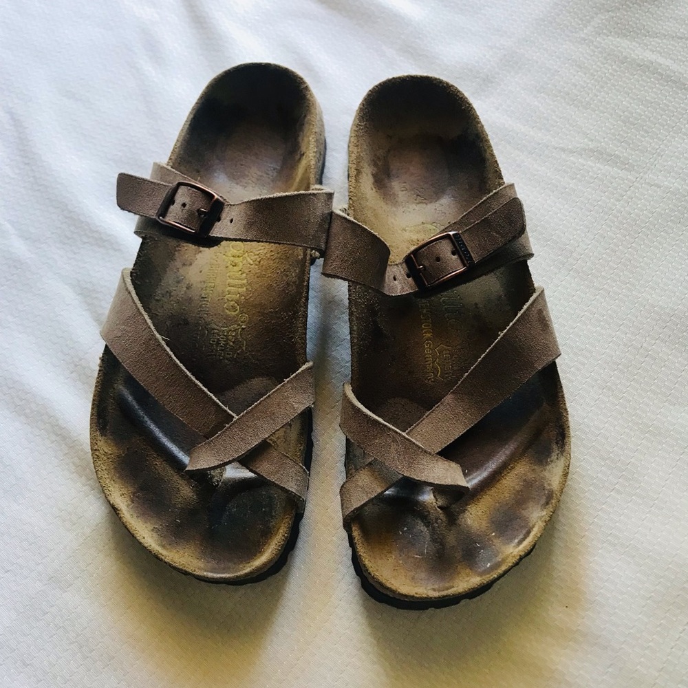Birkenstock Papillo Brown Strappy Sandals